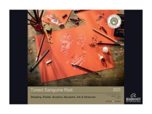 Rembrandt Toned 180g/50ark - Sanguine Red A4