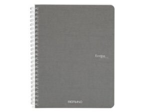 Fabriano EcoQua Original Spiral A5 Ruter 5mm Grey