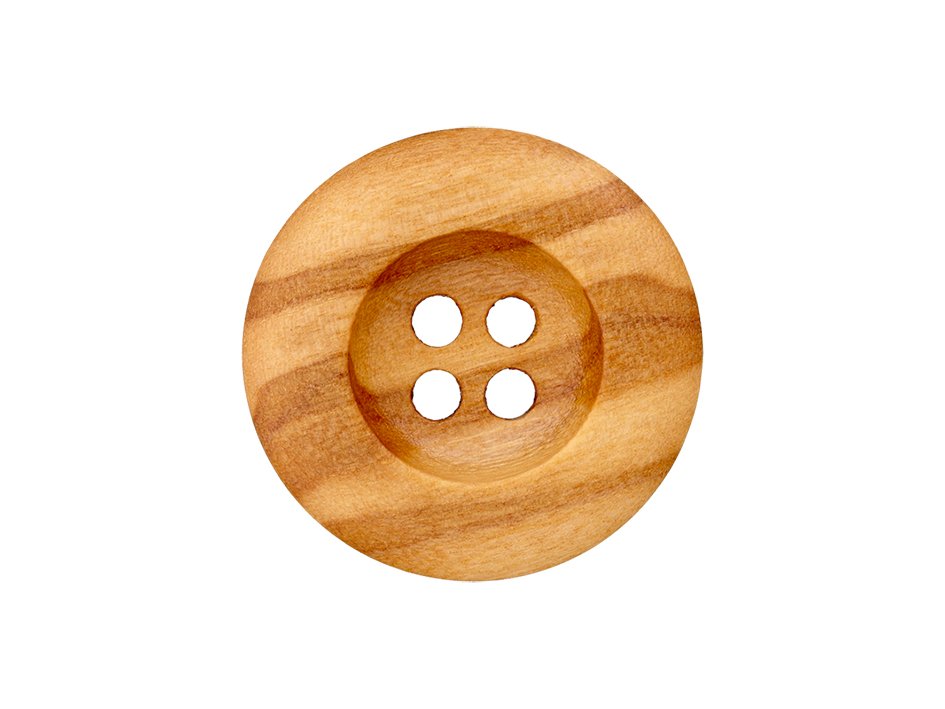 Knapp 26882 Treknapp 4-hull 20mm 16 Natur