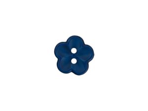 Knapp 46013 Blomst 2-hull 12mm 68 Mørk blå