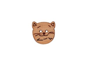 Knapp 48248 Treknapp 2-hull 18mm 16 Natur