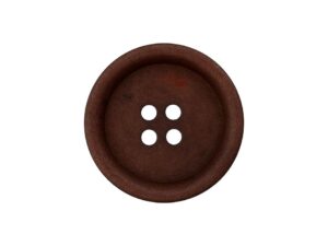 Knapp 49493 4-hull 15mm 22 Mørk brun