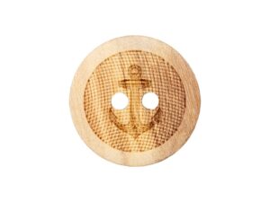 Knapp 452282 Treknapp 2-hull 15mm 16 Anker