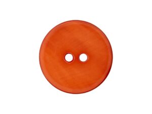 Knapp 453037 2-hull 15mm 44 Rustrød