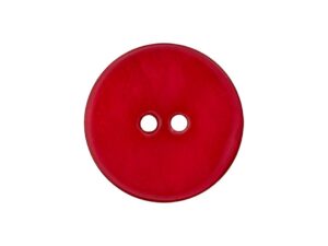 Knapp 453037 2-hull 15mm 50 Mørk rød