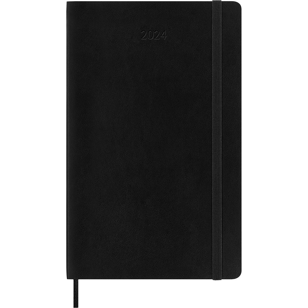 Moleskine Planner 2024 12m Soft L Måned Notat Black Tegne.no