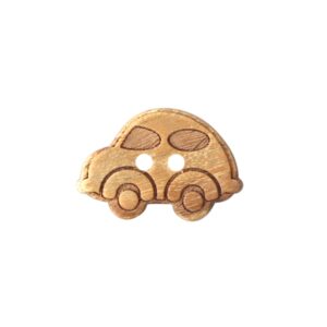 Treknapp 0454122 2-hulls 18mm 16 Natur