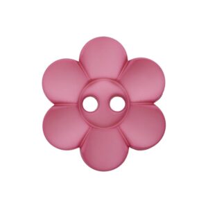 Knapp 454180 - 2-hulls BLOMST 20mm - 56 Gammelrosa