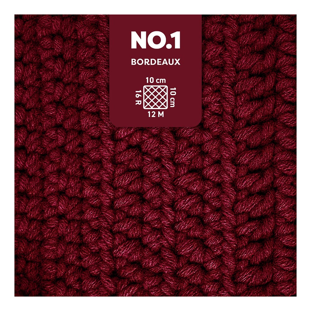 Myboshi Garn No.1 50g - 135 Bordeaux - Bilde 2