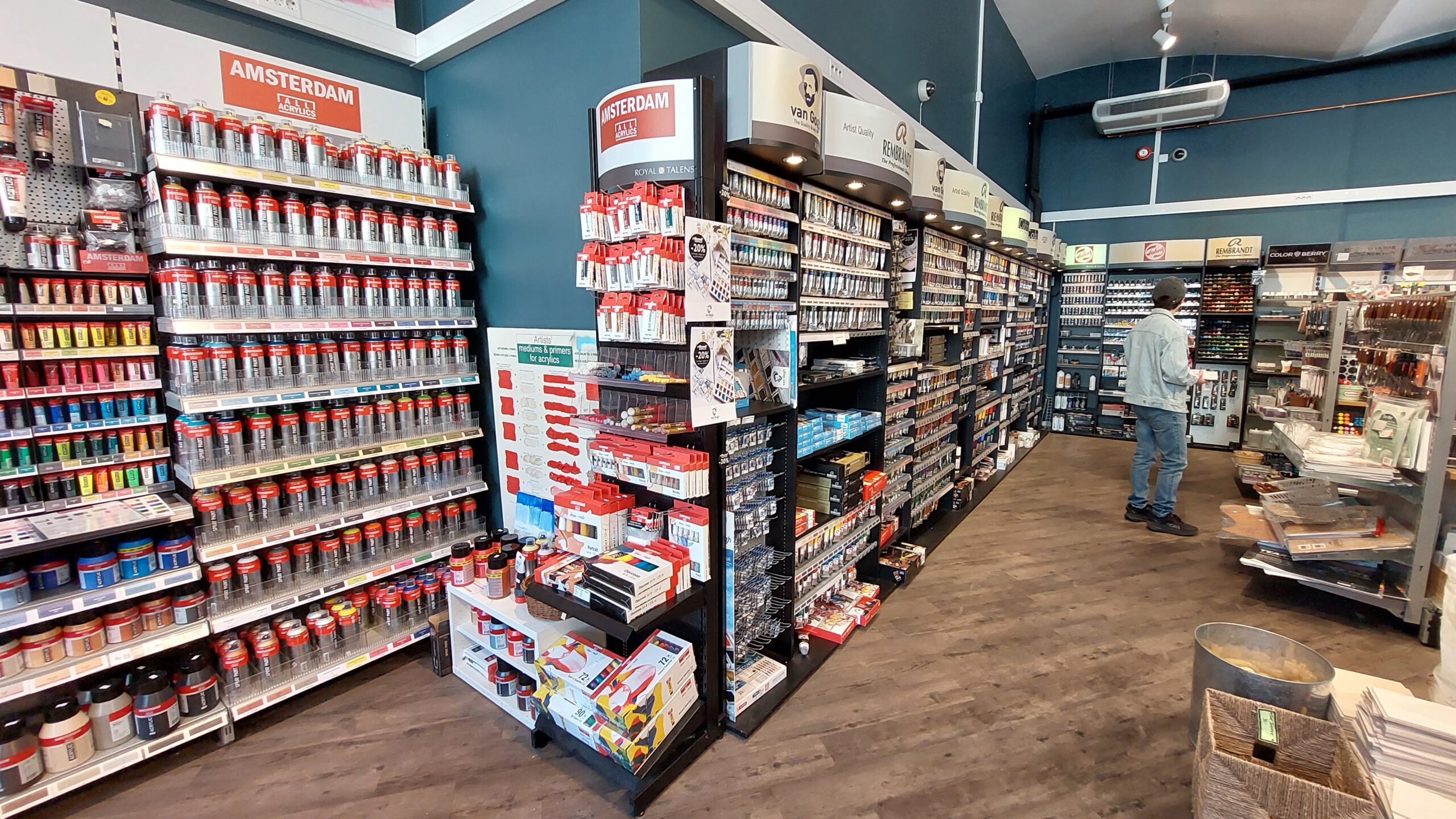 Kunstnermaling i mange farger og kvaliteter