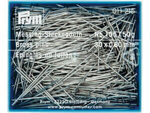 Prym Knappenåler messing 50g - 0,80x30mm - Gull