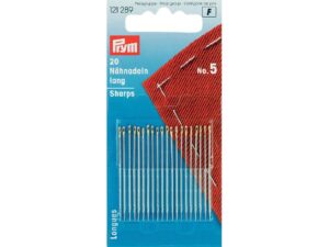 Prym Synåler Håndsøm Sharps 20stk - No.5 - Sølv