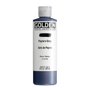 Golden Fluid Akryl 237ml - 2240 Payne's Gray