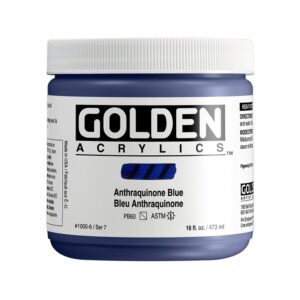 Golden Heavy Body Akryl 473ml  - 1005 Anthraquinone Blue