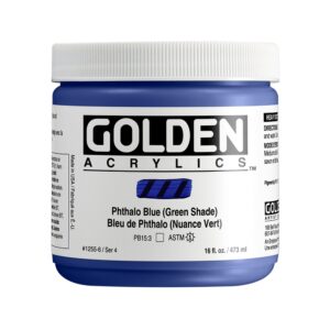 Golden Heavy Body Akryl 473ml  - 1255 Phthalo Blue Green Sh.