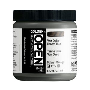 Golden Open Akryl 237ml - 7462 Van Dyke Brown Hue