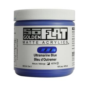 Golden SoFlat Akryl 473ml - 26610 Ultramarine Blue