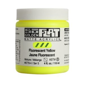 Golden SoFlat Akryl 118ml - 26770 Fluorescent Yellow