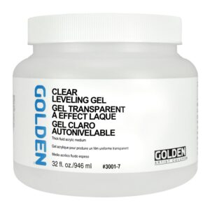 Golden Akryl Medium 3001 Clear Leveling Gel - 946ml
