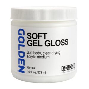 Golden Akryl Medium 3010 Soft Gel Gloss - 473ml