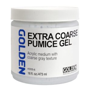 Golden Akryl Medium 3205 Extra Coarse Pumice Gel - 473ml