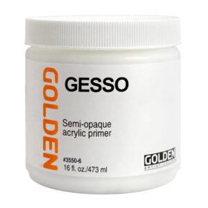 Golden Acrylics Gesso 3550 White - 473ml