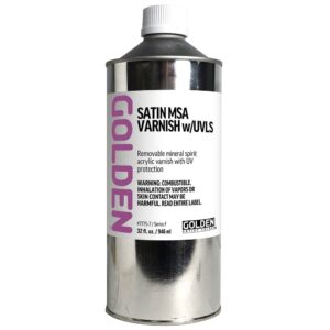 Golden Akryl MSA Varnish w/UVLS 7775 946ml - Satin