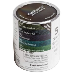 PanPastel Sett 5stk - 8030057 Extra Dark Sh.s Shadows