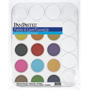 PanPastel Tilbehør - 8035020 Palett med lokk 20farger