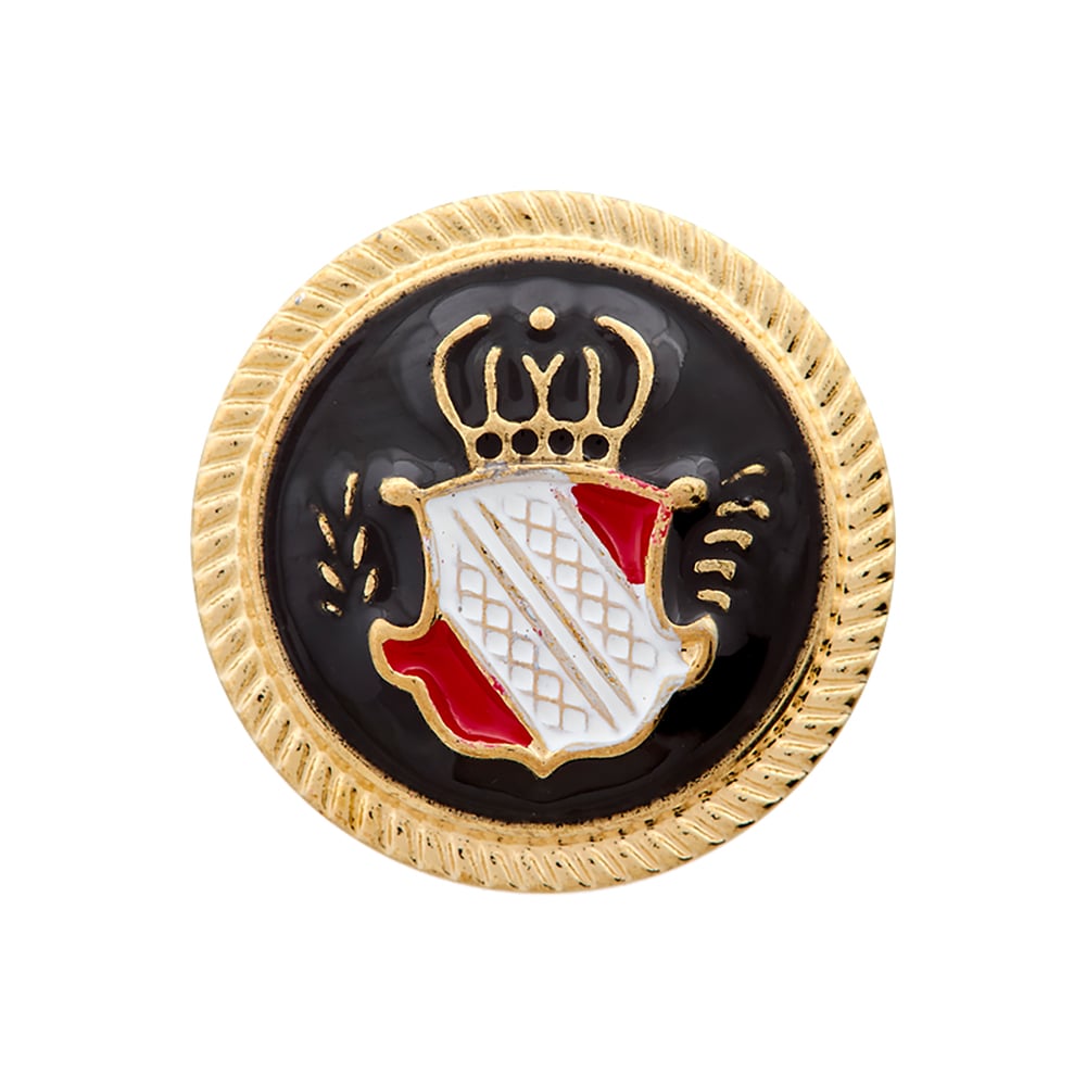 Øyeknapp 454380 20mm - 8480 Gull/Sort