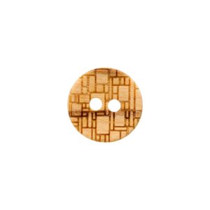 Treknapp 454398 2-Hull 11mm - 16 Natur