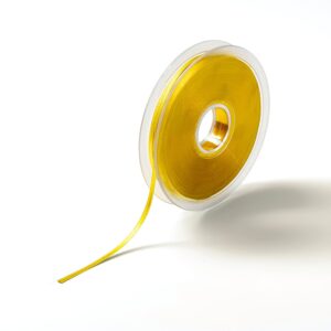 Satinbånd 3mm 50m - Gul