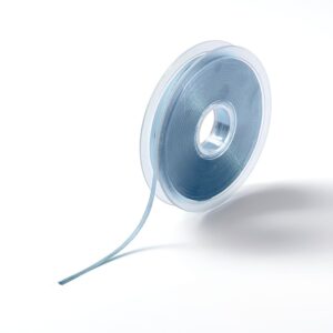 Satinbånd 3mm 50m - Lys blå