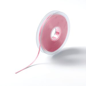 Satinbånd 3mm 50m - Lys rosa