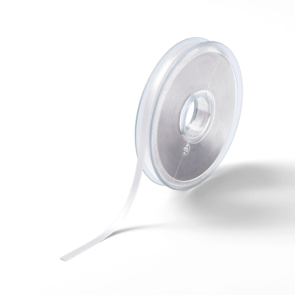 Satinbånd 6mm 25m - Sølv