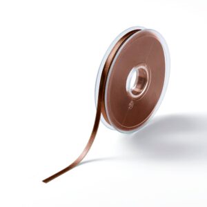Satinbånd 6mm 25m - Brun