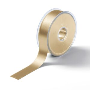 Satinbånd 25mm 25m - Beige