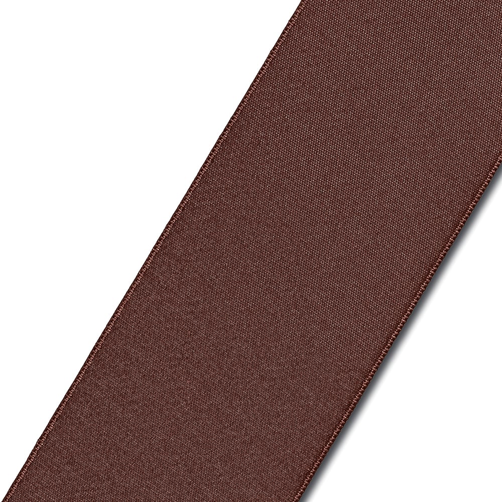 Satinbånd 50mm 25m - Brun - Bilde 2