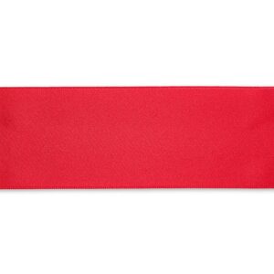 Satinbånd 50mm 3m - Mørk rød