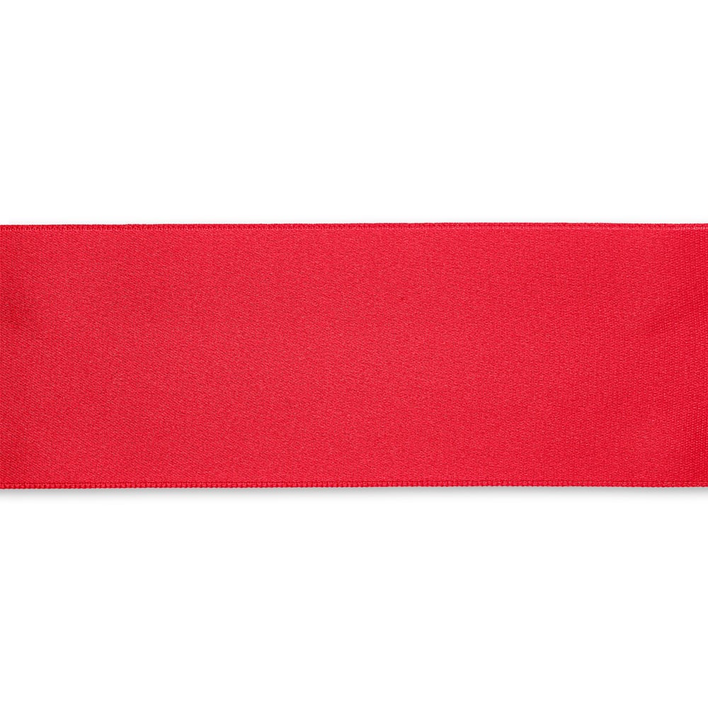 Satinbånd 50mm 3m - Mørk rød