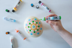 Bruk den grønne pennen til å lage dotter