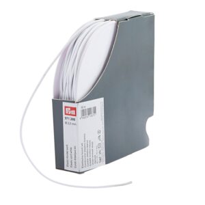 Prym Elastisk Snor 2,5mm - 50m -  Hvit