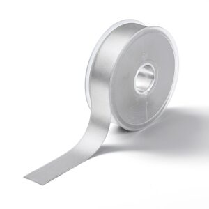 Satinbånd 25mm 25m - Sølv