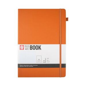 Sakura Notatbok A4 140g - Linjert - Amber
