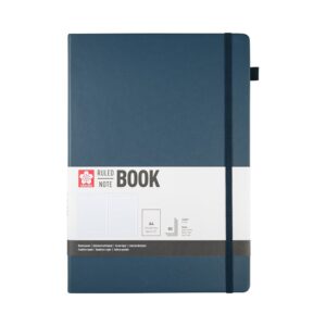 Sakura Notatbok A4 140g - Linjert - Deep Indigo