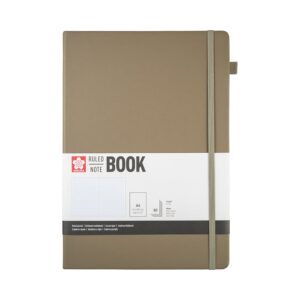 Sakura Notatbok A4 140g - Linjert - Cinder