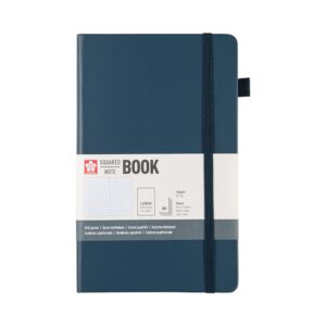 Sakura Notatbok 13x21cm 140g - Ruter - Deep Indigo