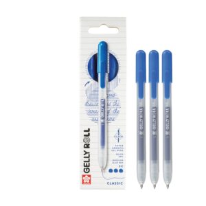 Sakura Gelly Roll Retractable - Classic Sett 3stk Blue