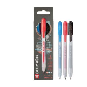 Sakura Gelly Roll Retractable - Metallic Sett 3stk A