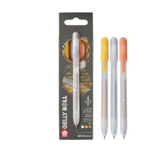 Sakura Gelly Roll Retractable - Metallic Sett 3stk B